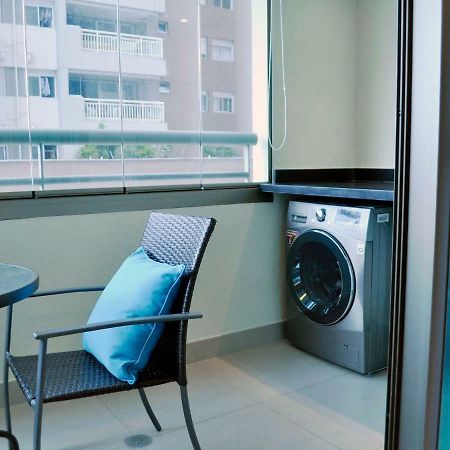 شقة Flat No Brooklin 86 | Alto Padrao + Garagem ساو باولو المظهر الخارجي الصورة